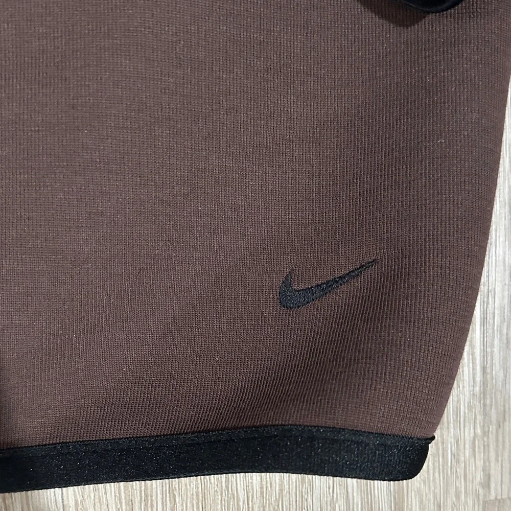 Nike Texh Fleece Men's Chocolate Brown Performance Jacket BRAND NEW - Picture 6 of 6
